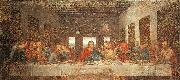  Leonardo  Da Vinci The Last Supper-l oil painting